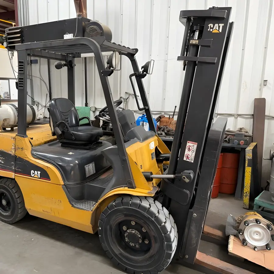 Used Cat LP forklift, side view