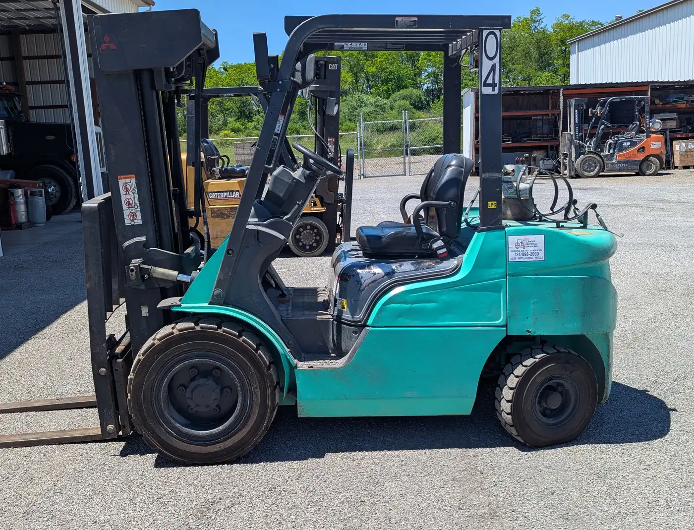 Used Mitsubishi FG30N LP forklift from our inventory